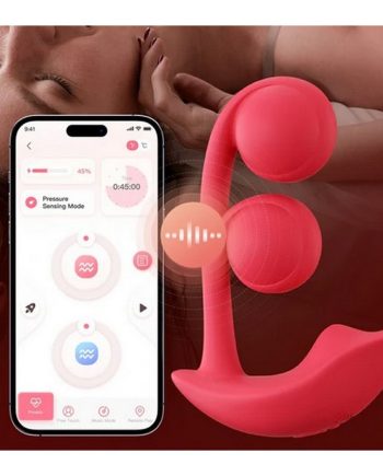 Melody Pressure Sensing App Controlled Twin Balls Daul Vibrator